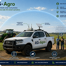 Veículo equipado com a tecnologia AgroNet